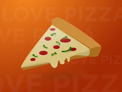 A pizza 3d app branding cheese delivery design dominos food food app gradient graphic design illustration logo menu pizza pizza hut restuarants ui ux vector
