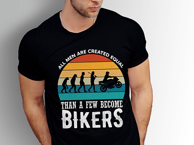 Bike T-Shirt Design with free mockup