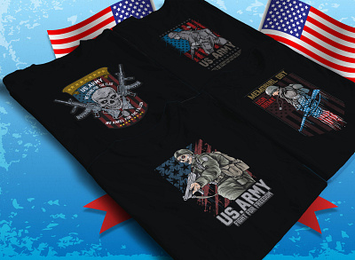 4th of July T-Shirt Design 4th of july memorial day military tshirt tshirt design us independence day veteransoldier