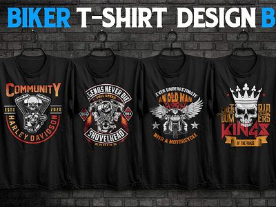 Biker Davidson T Shirt  Design Bundle s