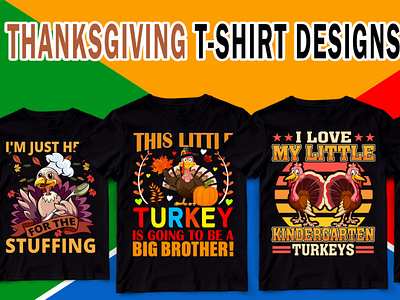 Thanksgiving t shirt design bundle