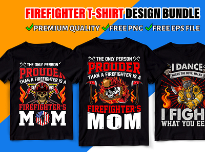 👨‍🚒 Firefighter T-shirt Design Bundle 👨‍🚒 design fire fire man fireart firefighter t shirt firefighter tshirt design fireworks tshirt tshirt design typography