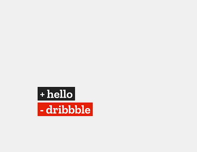 Hello Dribbble affinity designer design typography vector