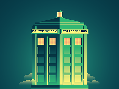 Tardis doctor who london police box tardis time machine