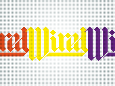 Wired colophon goran illustration logo magazine marco romano wired