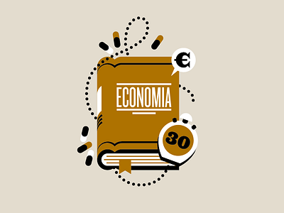 30-Second Economics 30 seconds book economy editorial euro goran goranfactory hardcover icon illustration learn marco romano money pills time