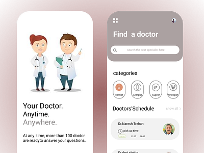 GOOD DOCTER app design moblie app ui ux