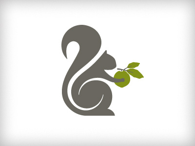 Squirrel Logo - Rebound animal hospitality squirrel swirl walnut woodland