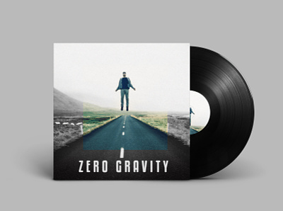 ZeroGravity Album Cover adobe adobe photoshop album album art album cover album cover design branding design flat illustration