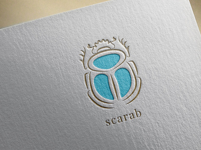 Scarab. Logo template calligraphy logo design line logo logo logo template scarab vector wealth