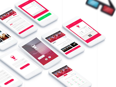 Cinema ticket app adobe xd app design cinema app design minimal redesign ticket booking app ui ui design uidesign uiux website design