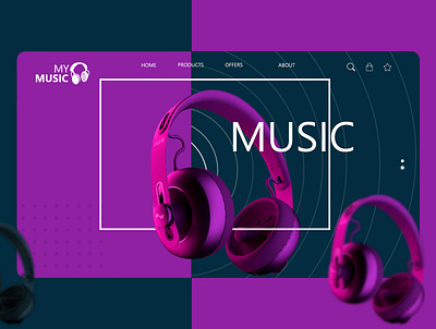 Modern Headphone Shop design adobe xd design minimal modern design ui ui desgin ui design uidesign uiux website design