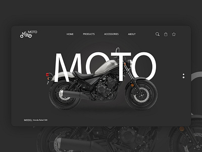 Motocycle Shop Website design adobe photoshop adobe xd aftereffects design minimal ui ui desgin ui design uidesign uiux website design