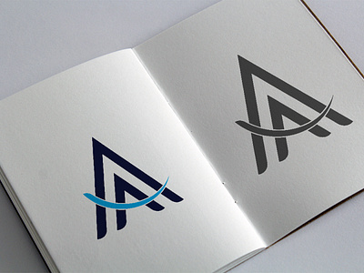 AA Letter logo mark