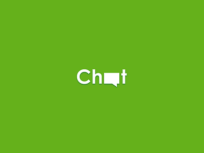 Chat artistsix branding chat icon icon logo typocon typography green