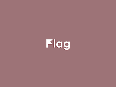Flag artistsix branding creative flag icon logo typocon typography