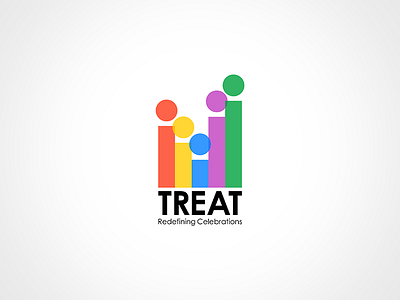 Treat artistsix branding celebrations childrens colors identity logo madrasters people treat