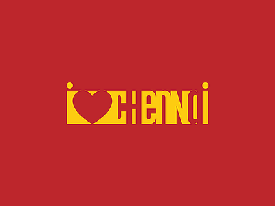 I LOVE CHENNAI artistsix branding chennai chennailovers creative identity madrasters red typo yellow