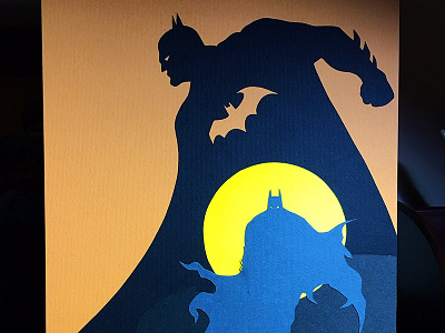 Paper Art BATMAN a6 artistsix batman madrasters paarvaigal paperart papercut paperproject superhero