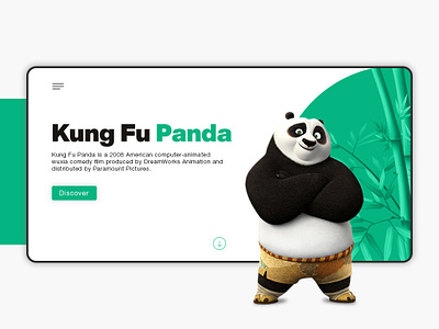 Kung Fu Panda design icon identity illustration illustrator minimal typography ui ux web website