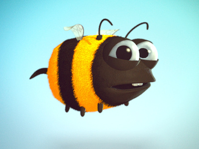 Bumble Bee 3d bee bumble character rig