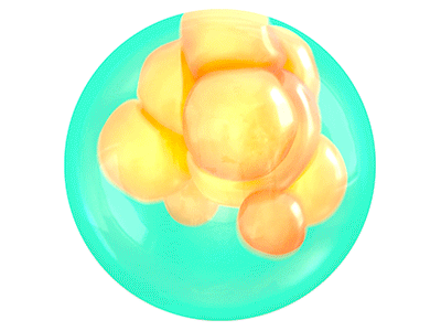 1/28/16 Daily Doodle - Squishy 3d animation blobs maya ncloth octane render squishy