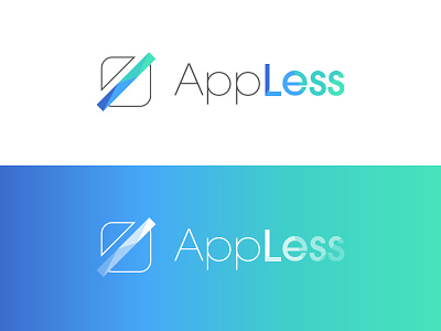 Appless logo app appless beacon gradient internet of things iot logo startup