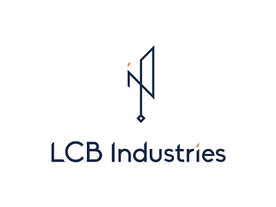 LCB Industries axe branding font furniture industry logo logotype wood