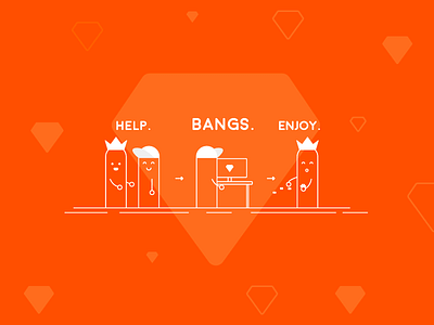 Bangs illustration