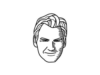 Roger Federer Illustration