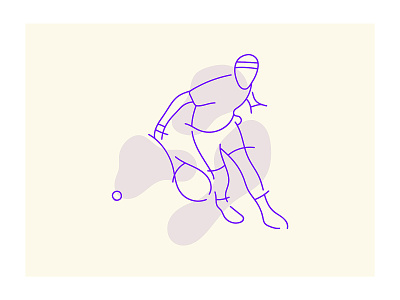 Tennis illustrations beige dimitrov federer illustration line medvedev purple simple sport tennis tennis ball white