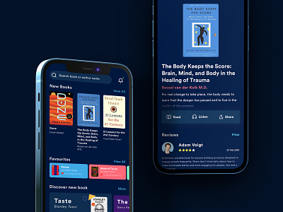Book Store App Concept app design book app book store app concept design ebook app ios ui