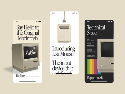Macintosh Classic Store Concept app design concept design design imac mac macintosh macintosh 128k macintosh classic ui ux