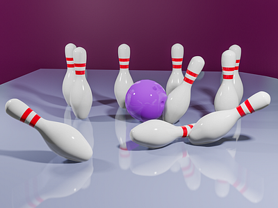 bowling with motion by Lea on Dribbble