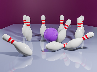 bowling with motion 3d blender bowling motion