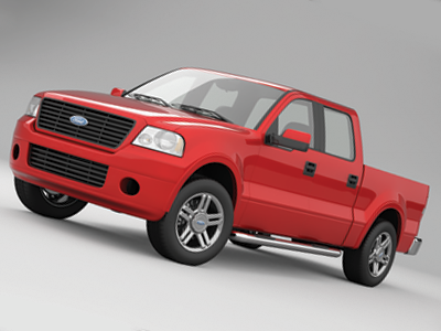 Ford Truck 3d ford lighting studio truck vray