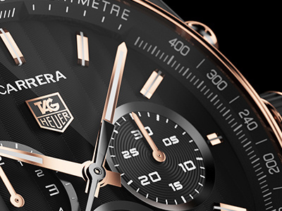 Tag Heuer Carrera 3d art digital product visual vray watch