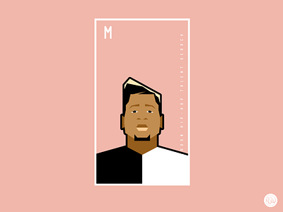 "Hip-Hop Talent Search" - Mink's adobe illustrator design flat flat design hip hop icon illustration illustrator line art minimal vector