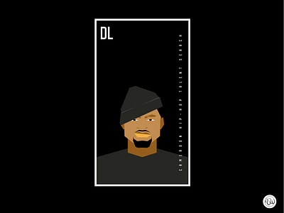 "HipHop Talent Search" - Dark Light adobe illustrator art design event flat flat design hip hop icon illustration illustrator line art minimal vector