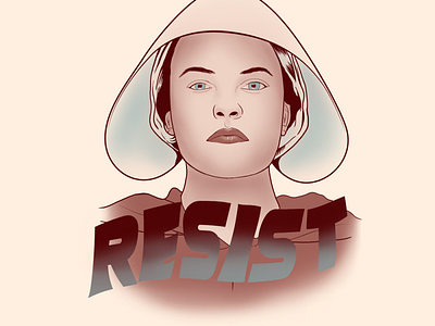 Resist design flat illustration tshirt tshirt art tshirtdesign tvshow typography vector