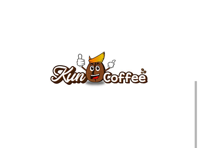 Kun Coffee coffee creartived illustrator mascot vector