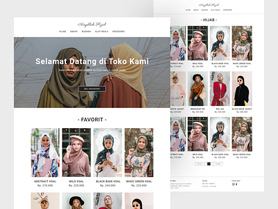 Arsyillah Hijab - Online Shop Web Design