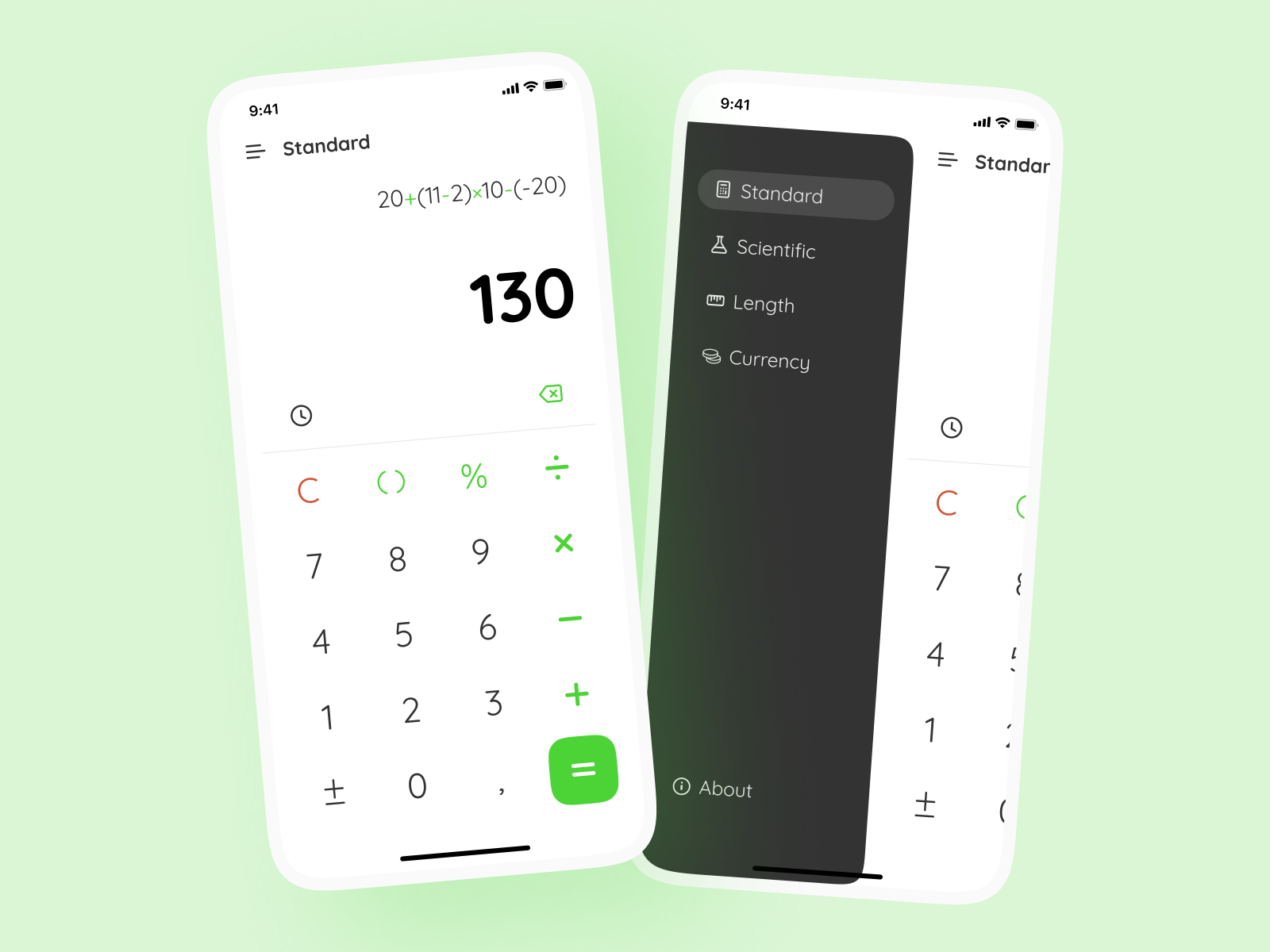 Calculator by Olivia Permatasari on Dribbble