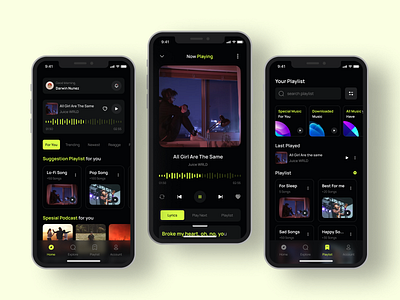 Music Player App Design