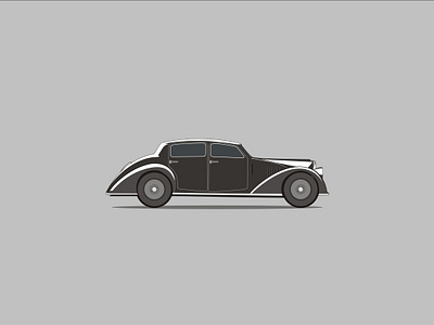 Artdeco car 06 design illustration vector