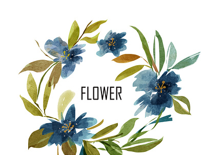 flower flower illustration illustrator logo 插画 插画练习