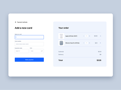 Credit card checkout checkout design ui web