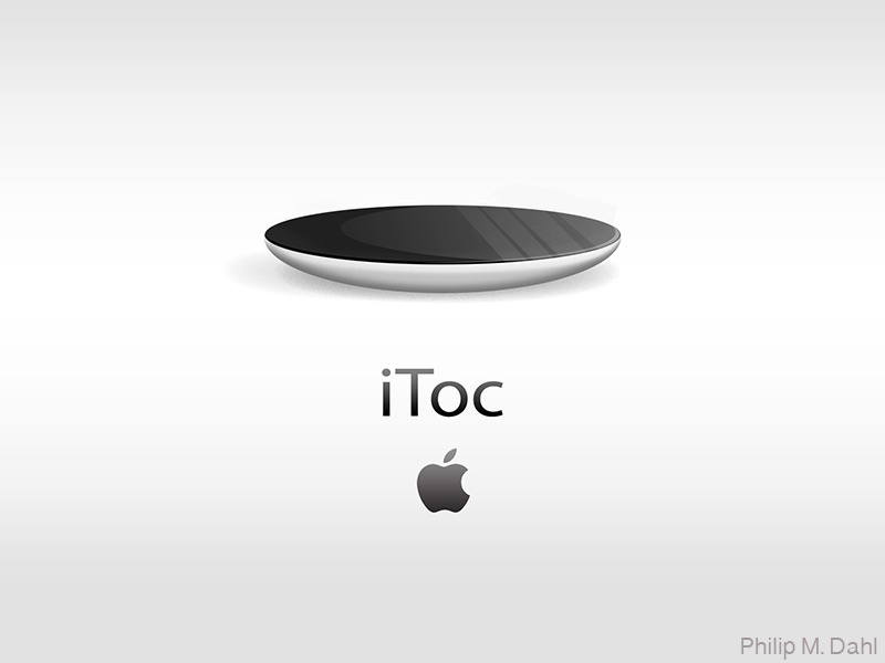 iToc apple watch conceptual vector illustrator