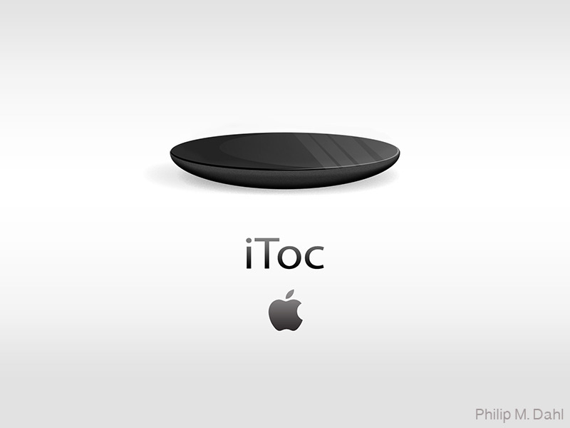 iToc Black illustrator vector conceptual watch apple