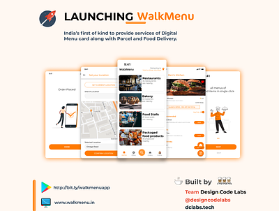 Mobile App Launching Poster - Food app appdesign applaunch apps launch poster mobile mobile app mobile design mobile ui mobileapp mobileappdesign mobileapplication mobileapps poster poster a day poster art poster design posters social media ui ux